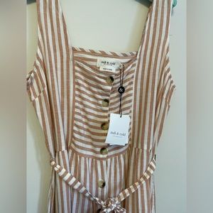 Indi & Cold - cotton/linen summer dress - US size XL